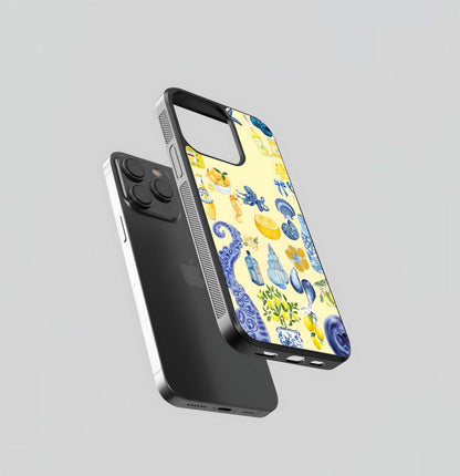 Yellow Summer Mood Glass Case