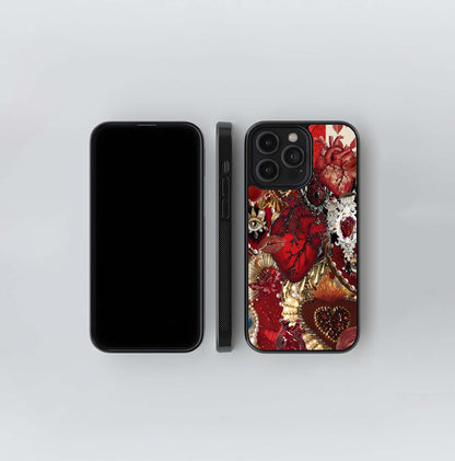 Baroque Heart Ritual Glass Case