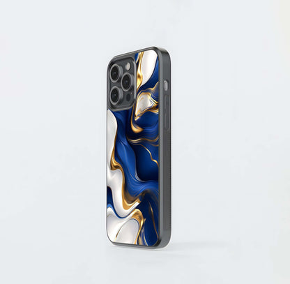Royal Marble Flow Glass Case