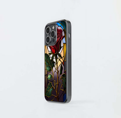 Stained Rose Vibe Glass Case