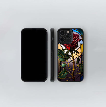 Stained Rose Vibe Glass Case