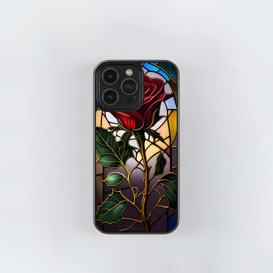 Stained Rose Vibe Glass Case