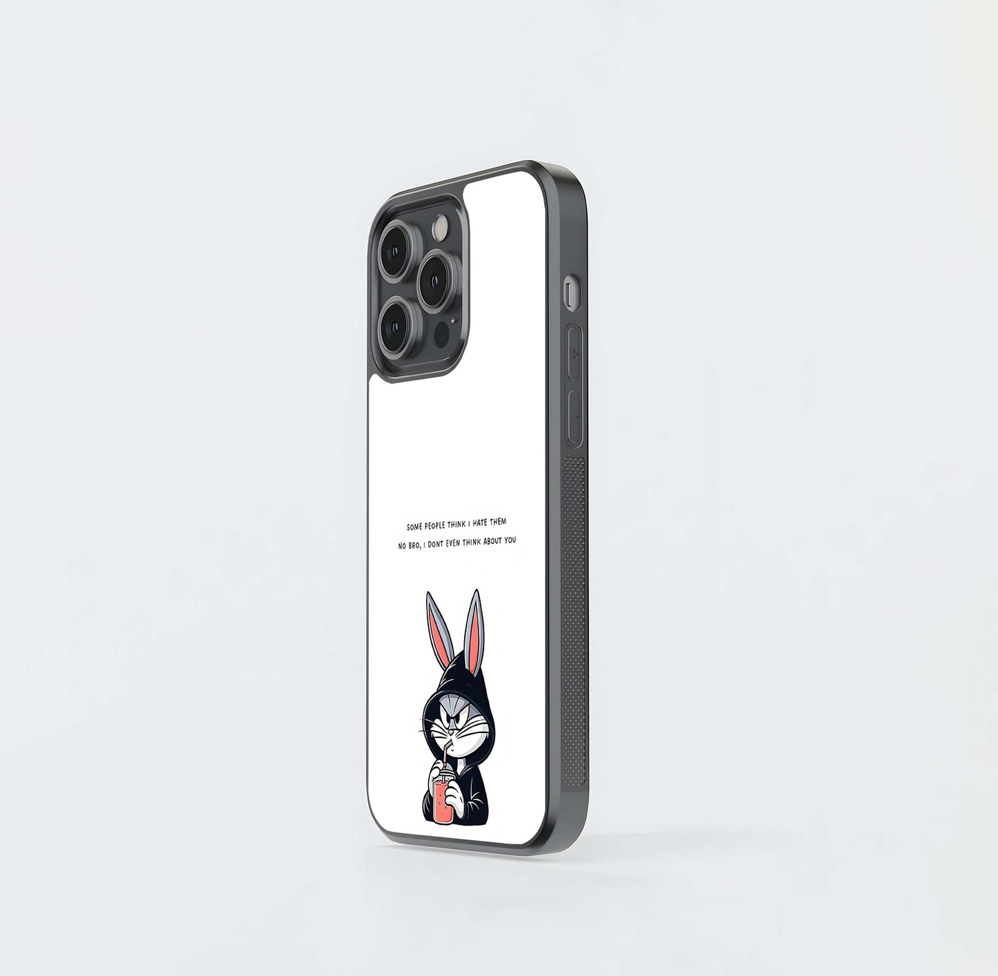 Savage Bunny Mood Glass Case