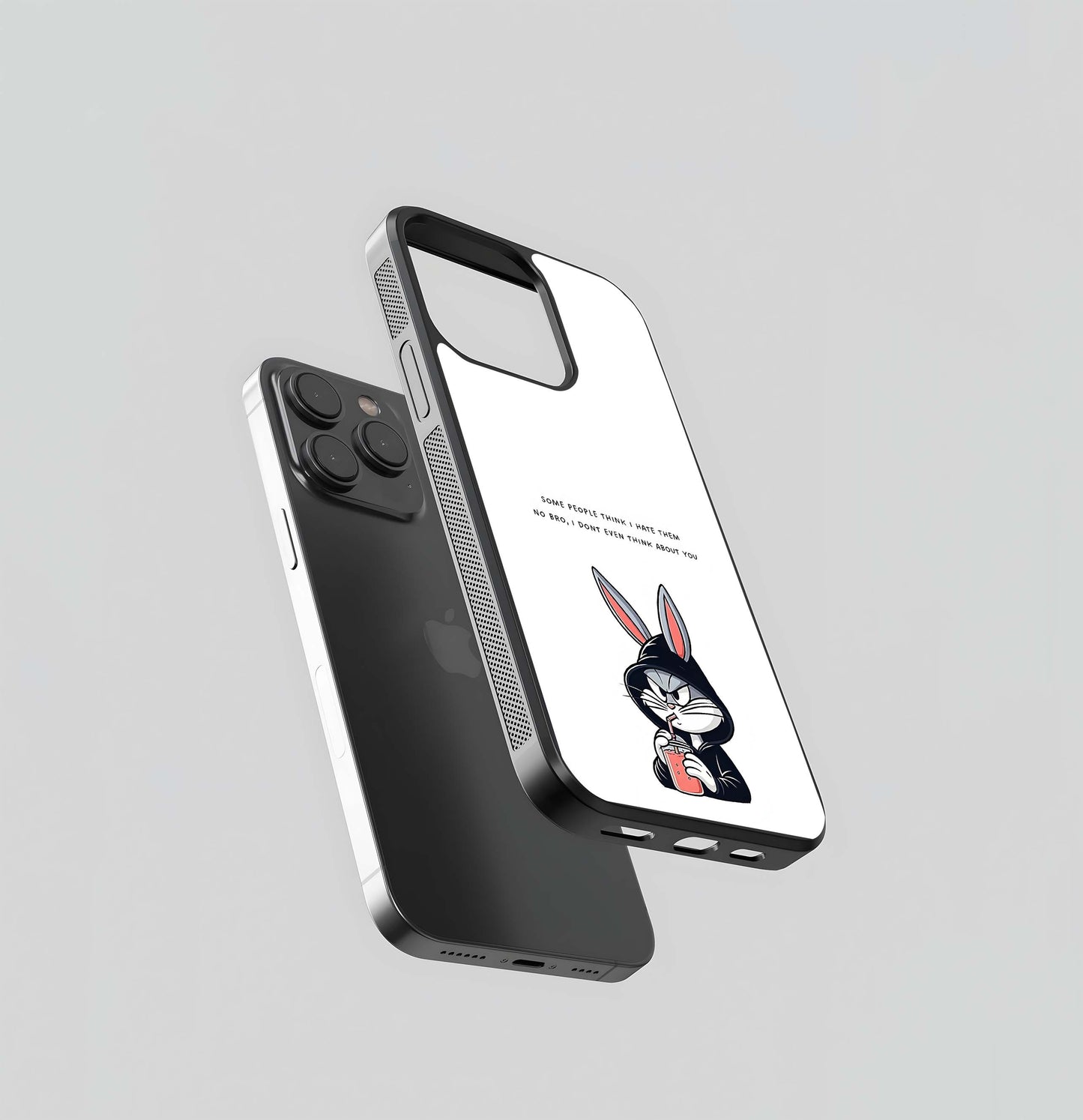 Savage Bunny Mood Glass Case