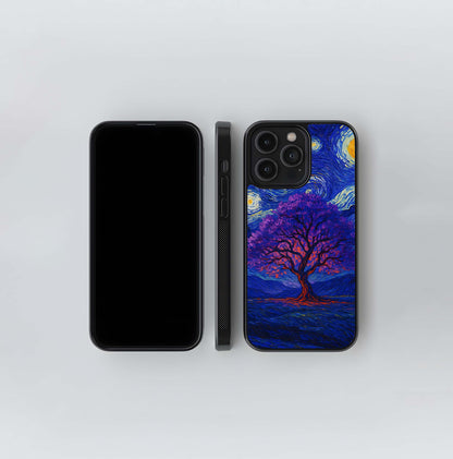 Starlit Bloom Tree Glass Case