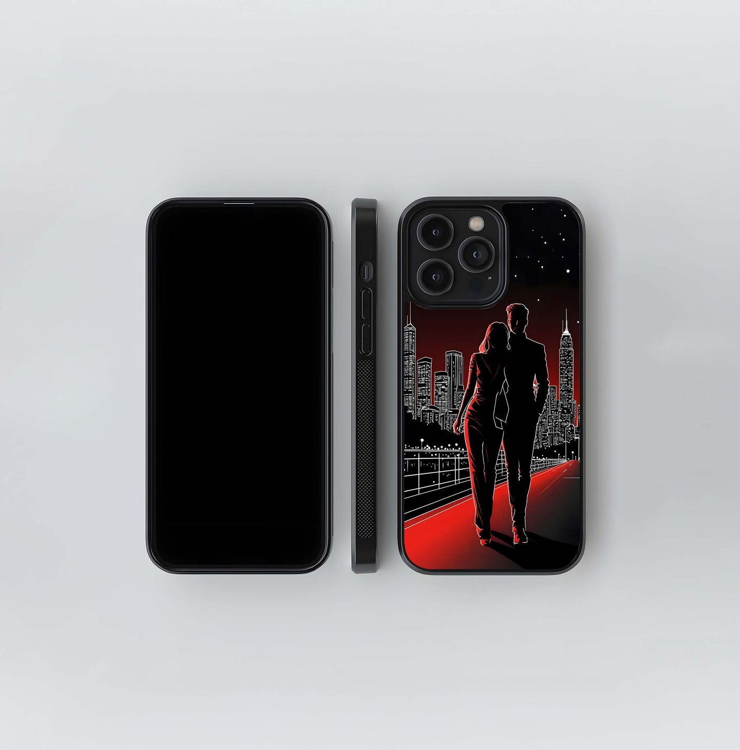 Crimson City Walk Glass Case