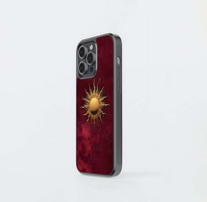 Gold Sun Blush Glass Case