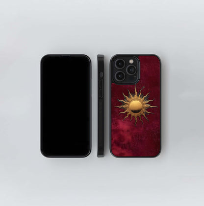 Gold Sun Blush Glass Case