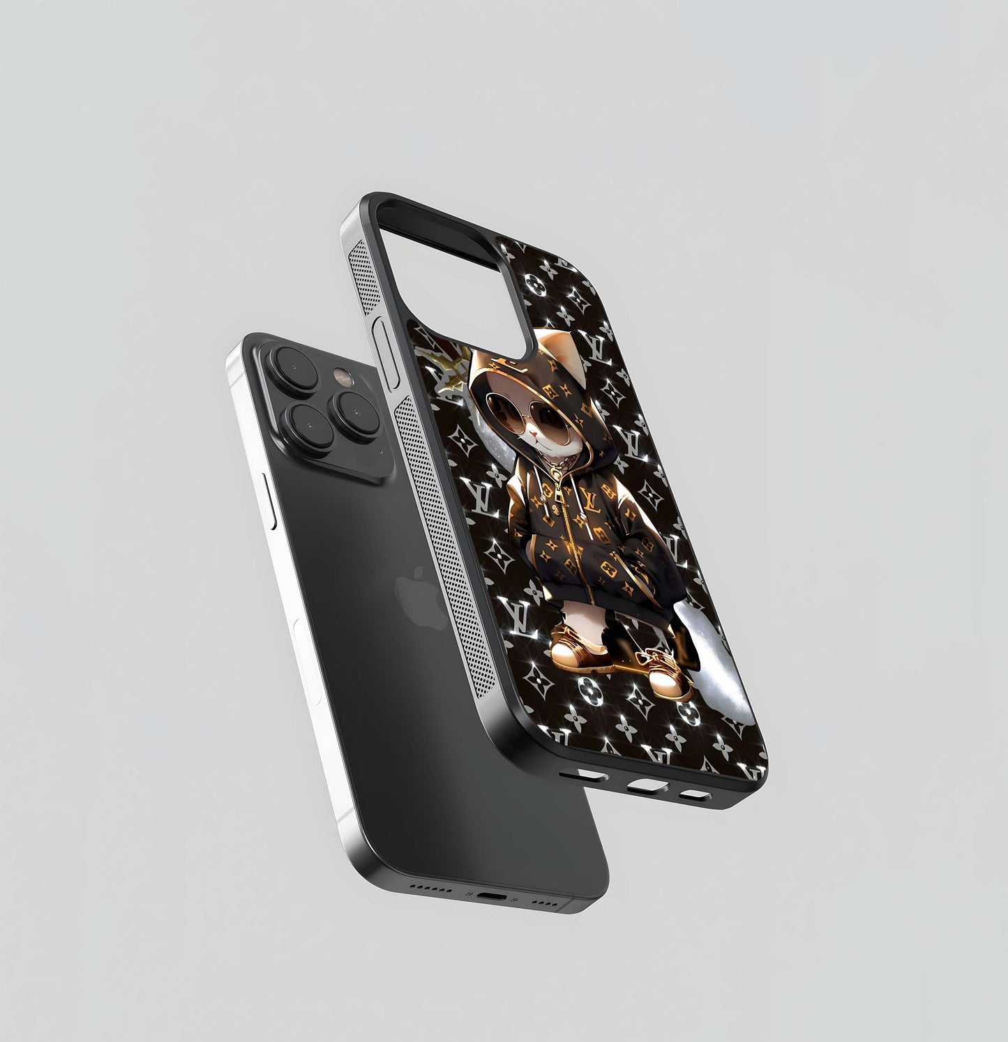 Cat rules Glass Case