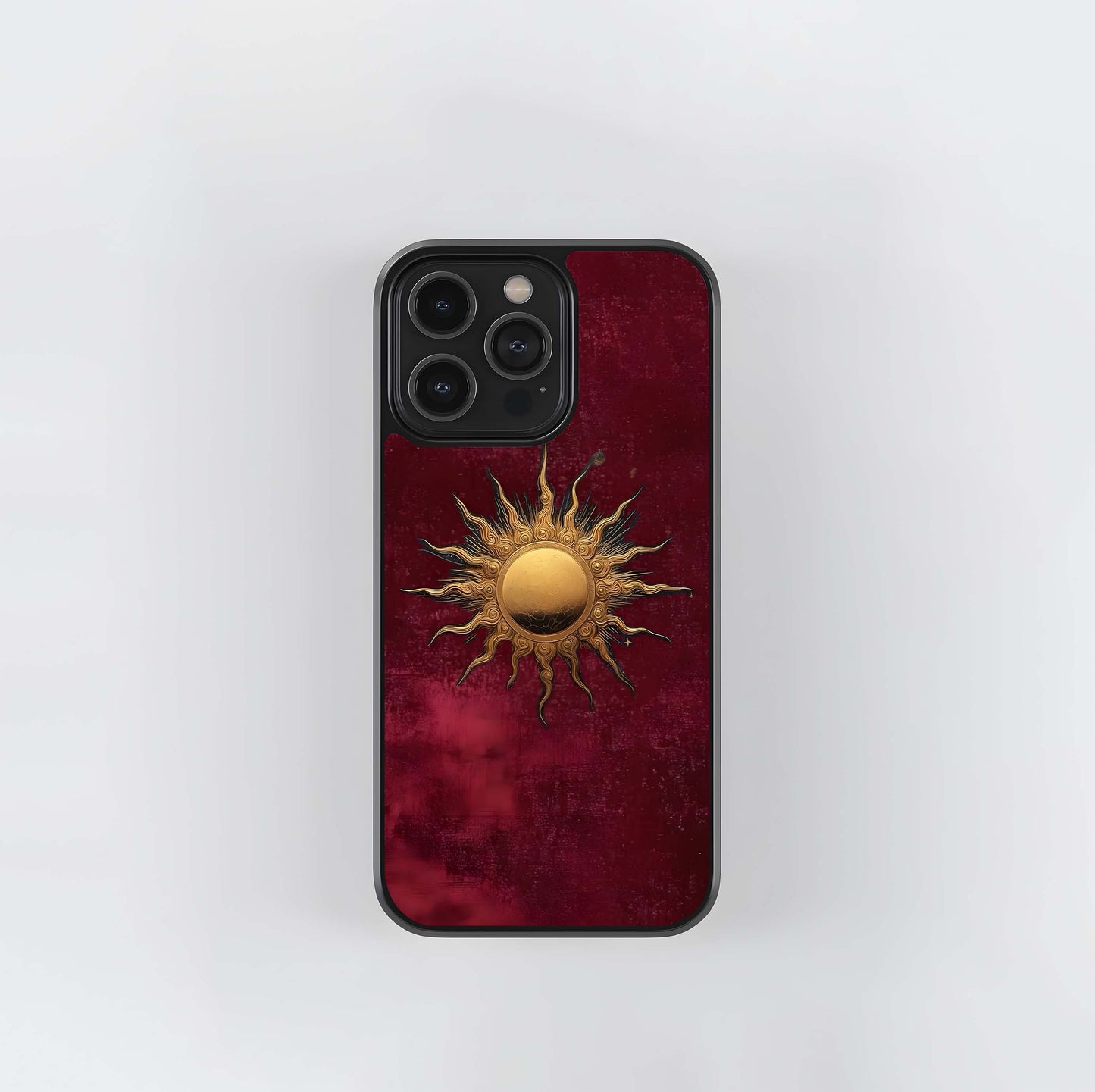 Gold Sun Blush Glass Case