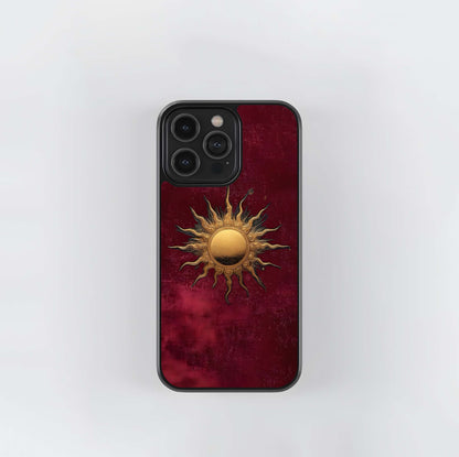 Gold Sun Blush Glass Case