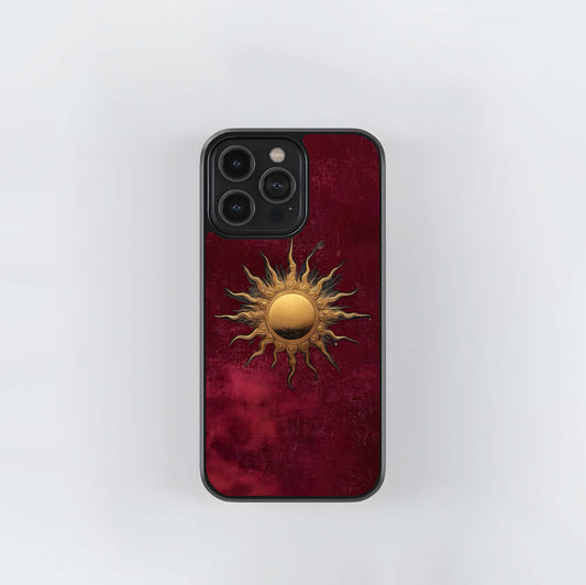 Gold Sun Blush Glass Case