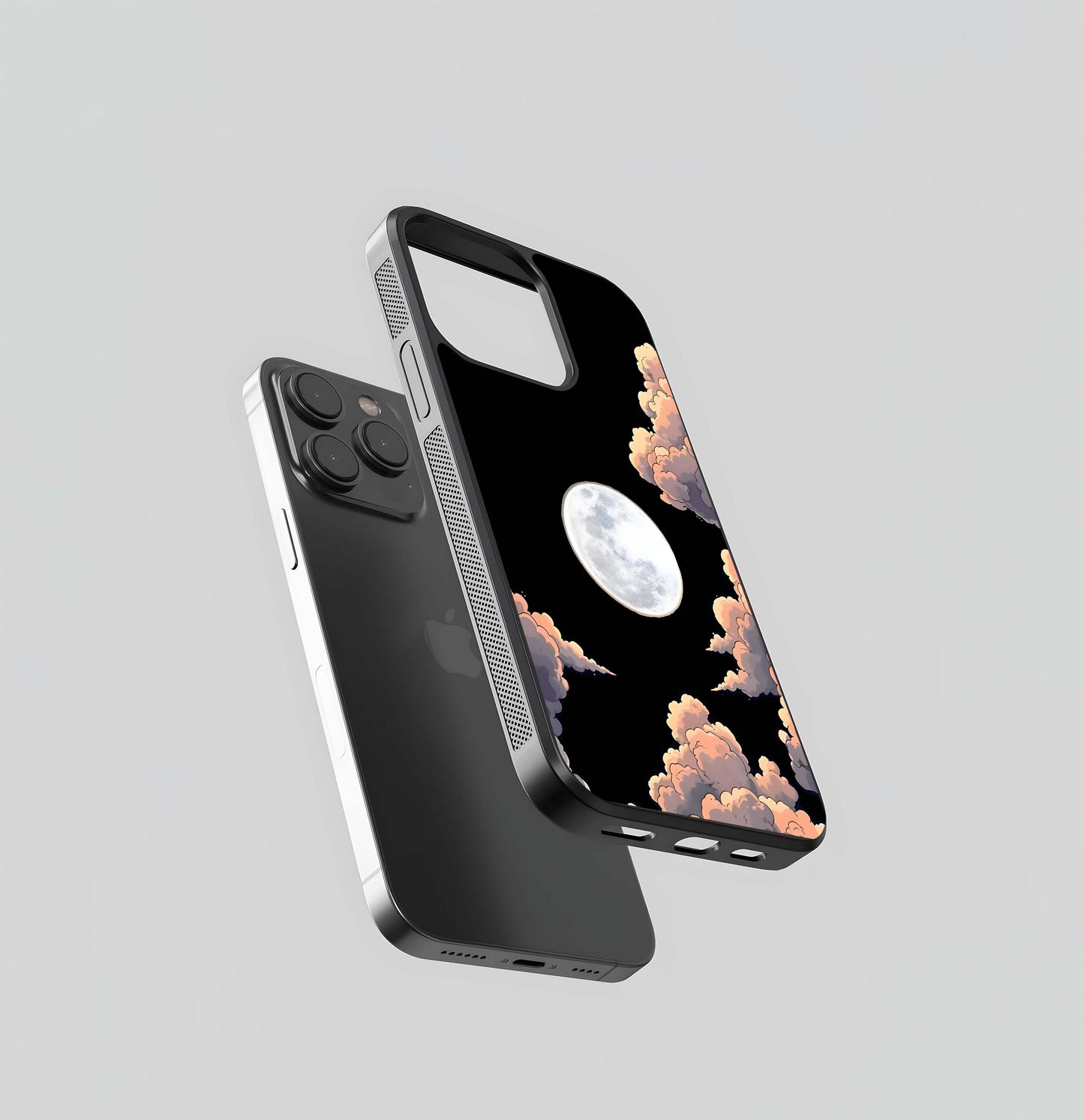 Shade Cloud Moon Glass Case