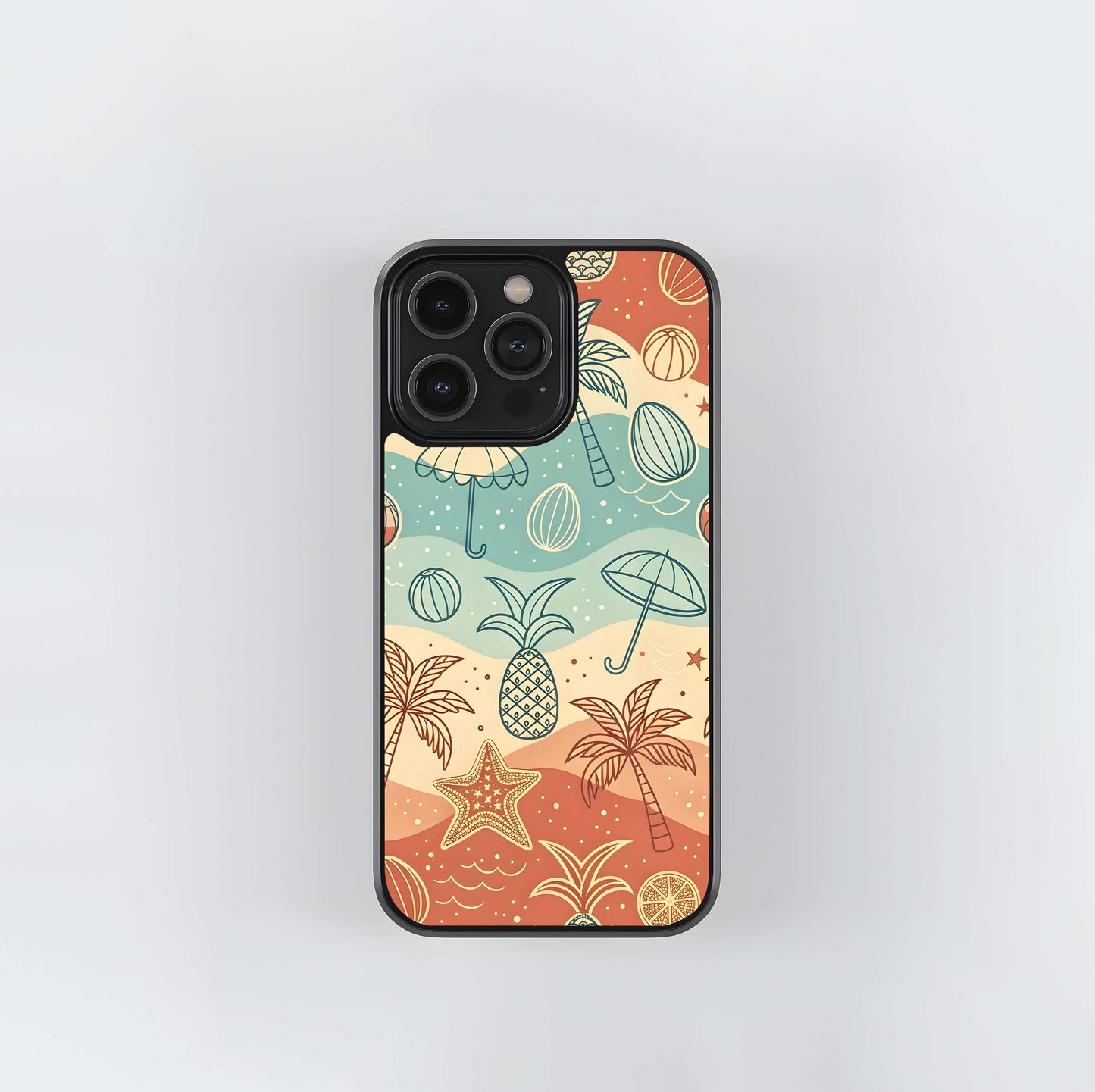 Beachy Groove Art Glass Case