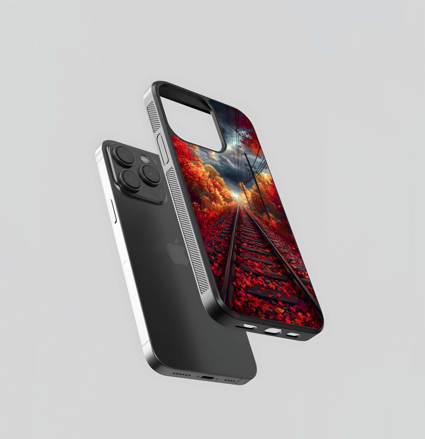 Crimson Rails Glass Case