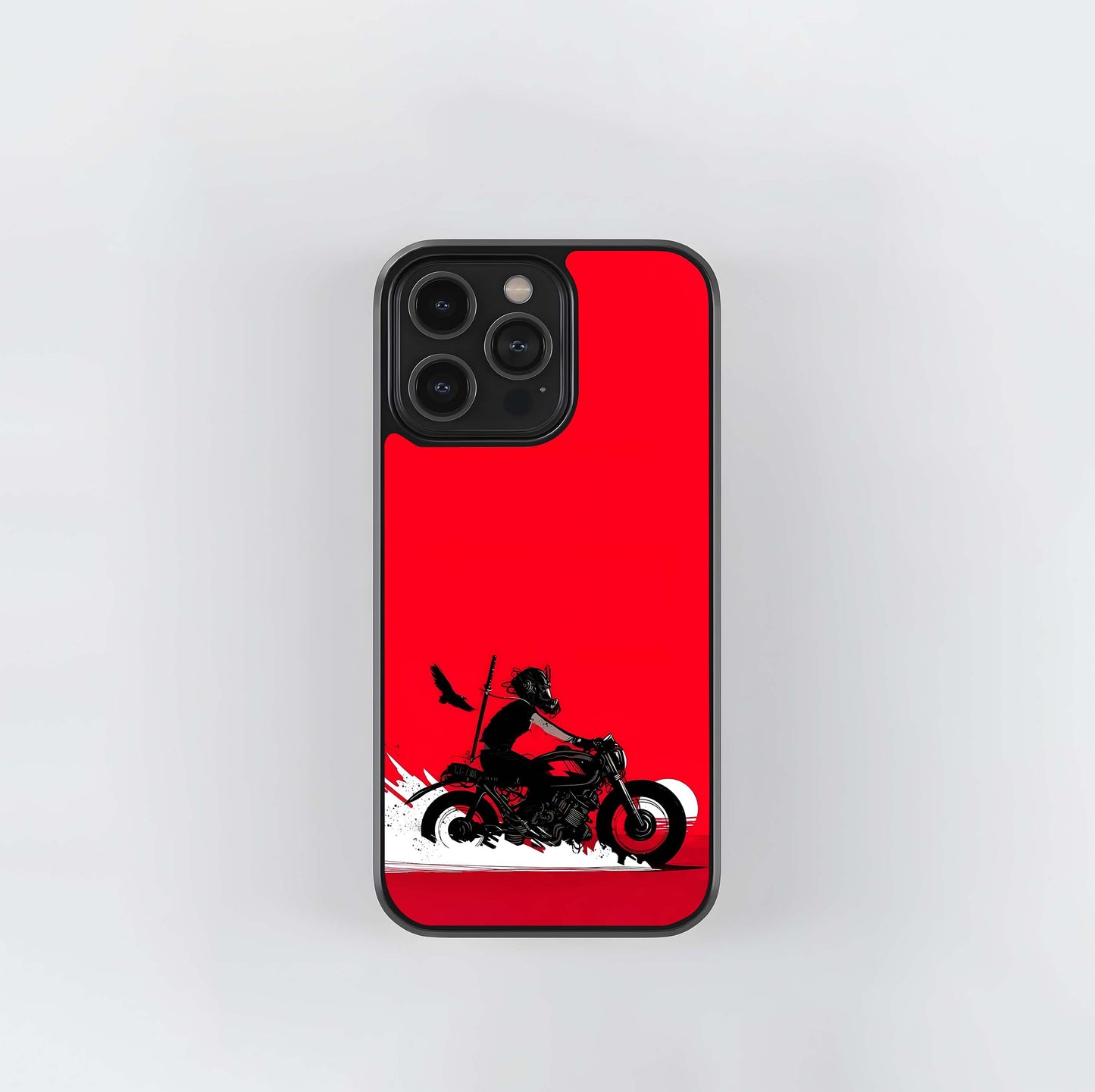 Crimson Rider Glass Case