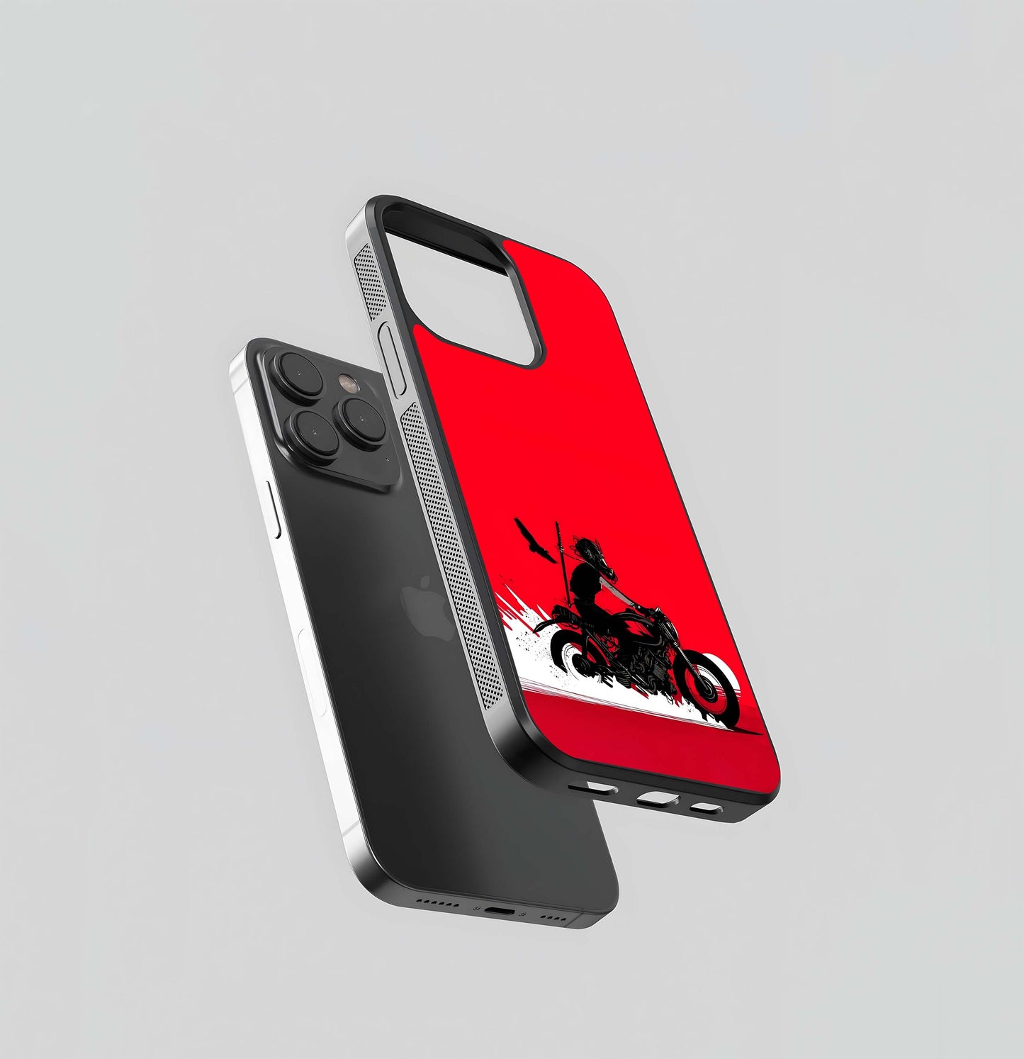 Crimson Rider Glass Case