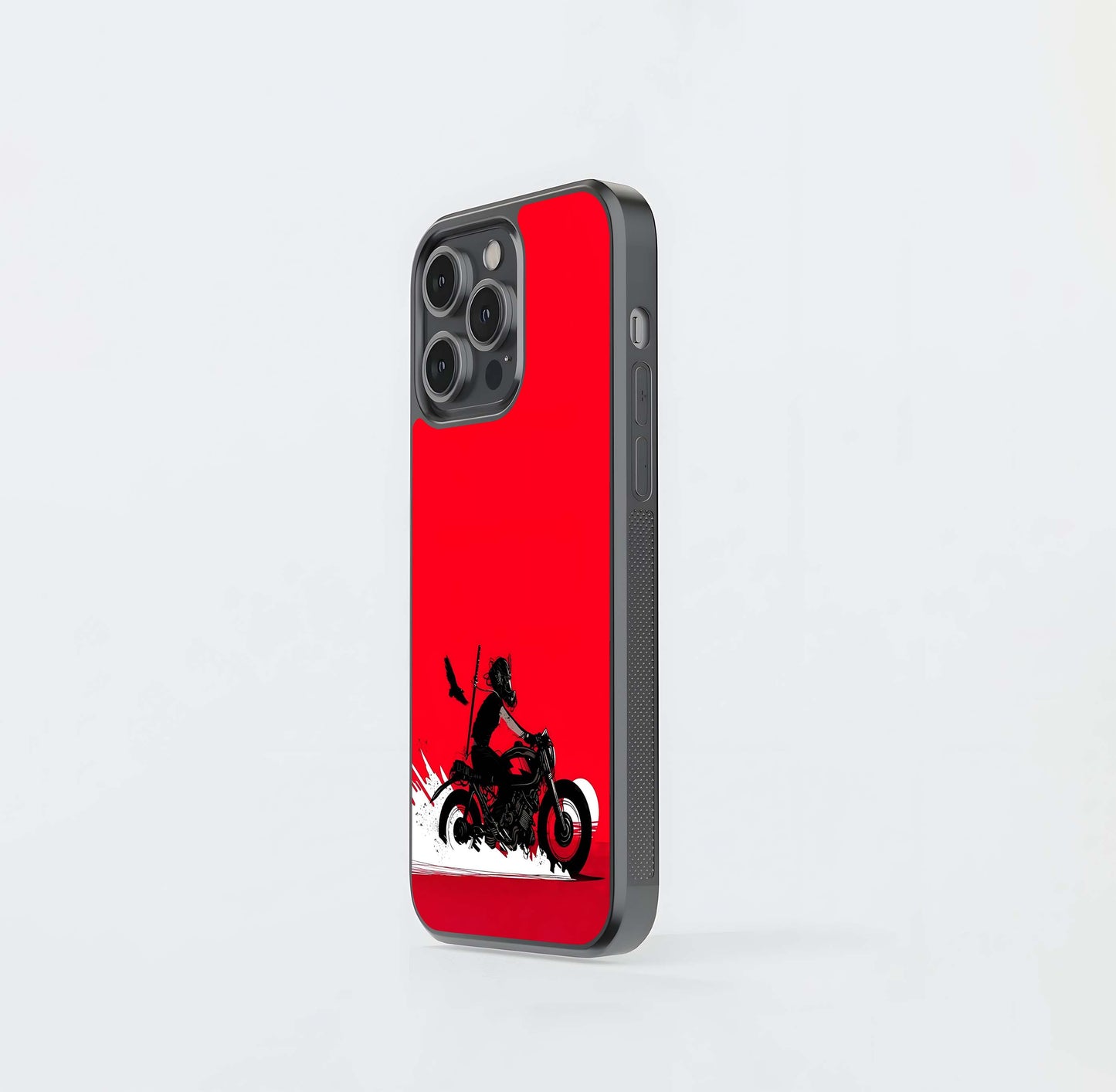Crimson Rider Glass Case