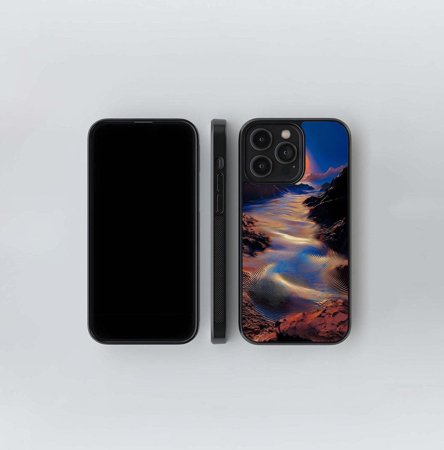 Sunlit Mirage Path Glass Case