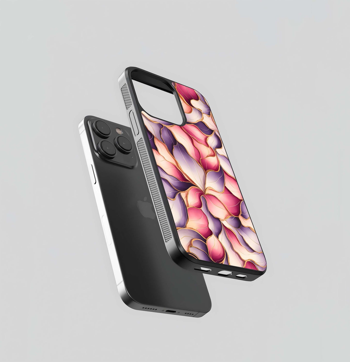 Sprouds Floral Patterns Glass Case