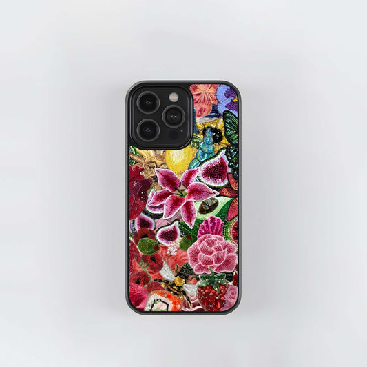 Beaded Garden Magic Glass Case