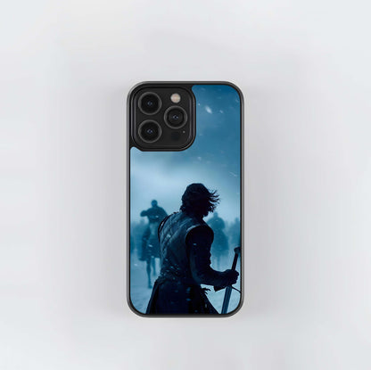 Jon Snow (Winter Scene) Glass Case