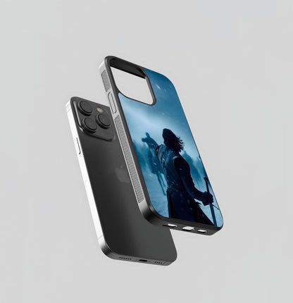 Jon Snow (Winter Scene) Glass Case