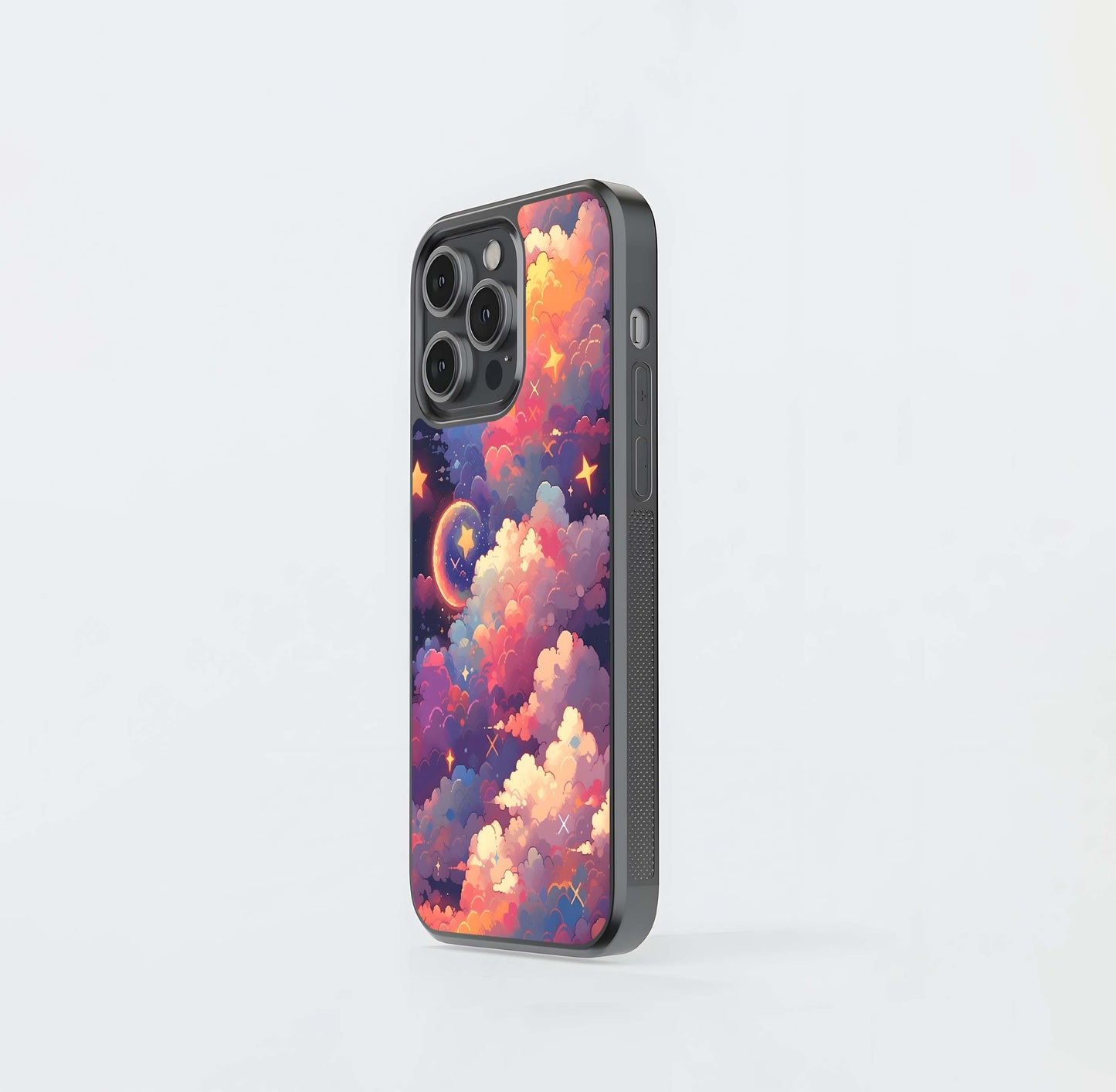 Starlit Dream Clouds Glass Case