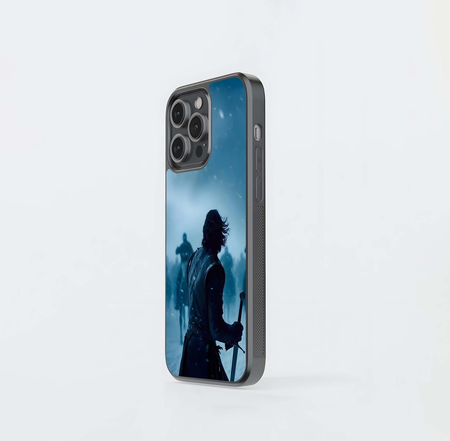Jon Snow (Winter Scene) Glass Case