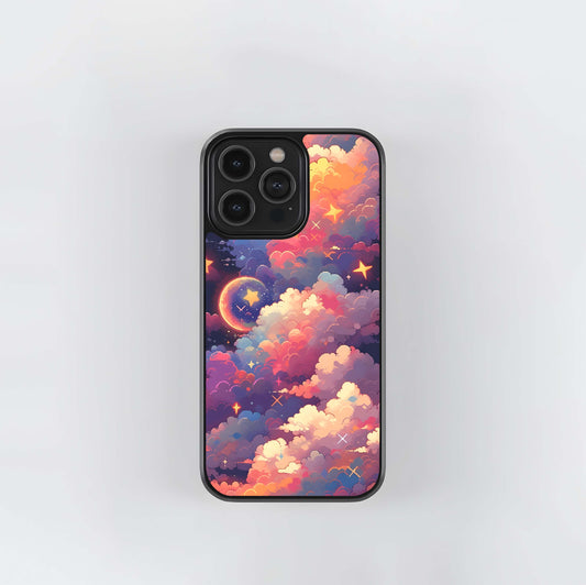 Starlit Dream Clouds Glass Case