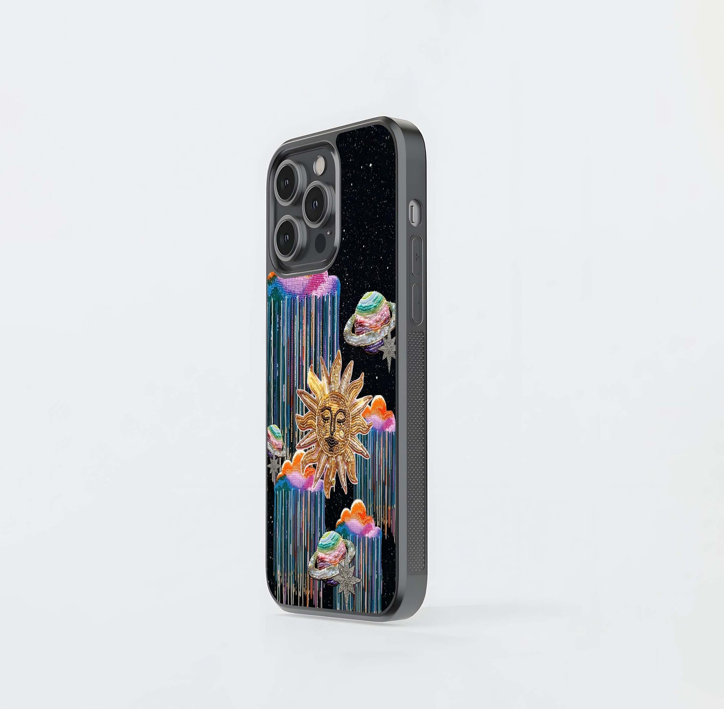 Celestial Drip Sky Glass Cases