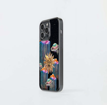 Celestial Drip Sky Glass Cases
