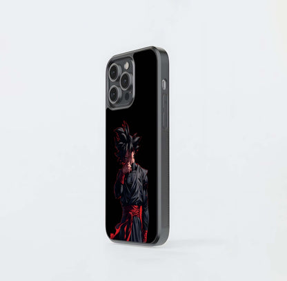 Goku Black Dark Anime Art Glass Case