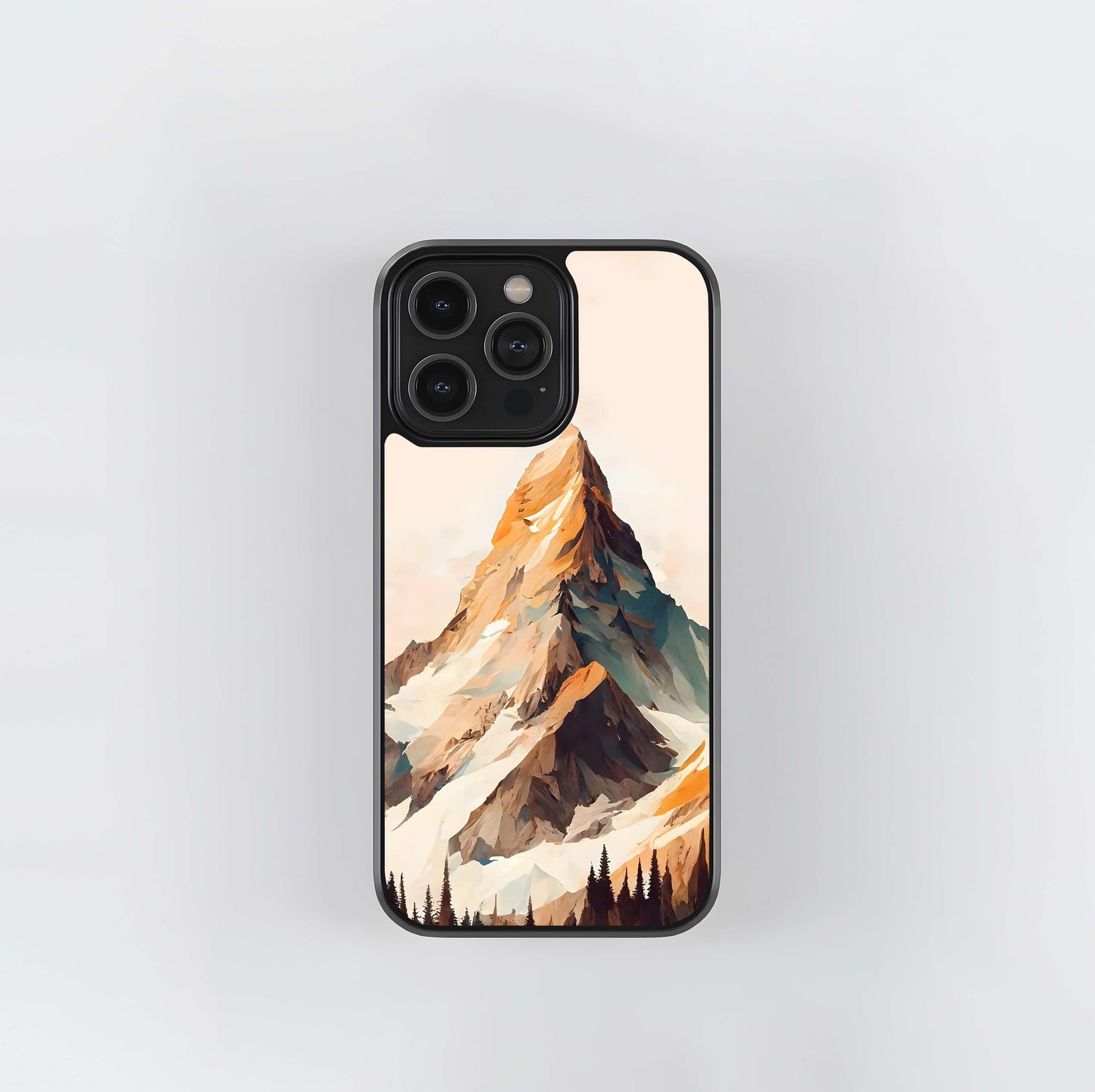 Alpine Sketch Glass Case