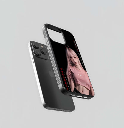 Anime Demon Girl (Power Style) Glass Case