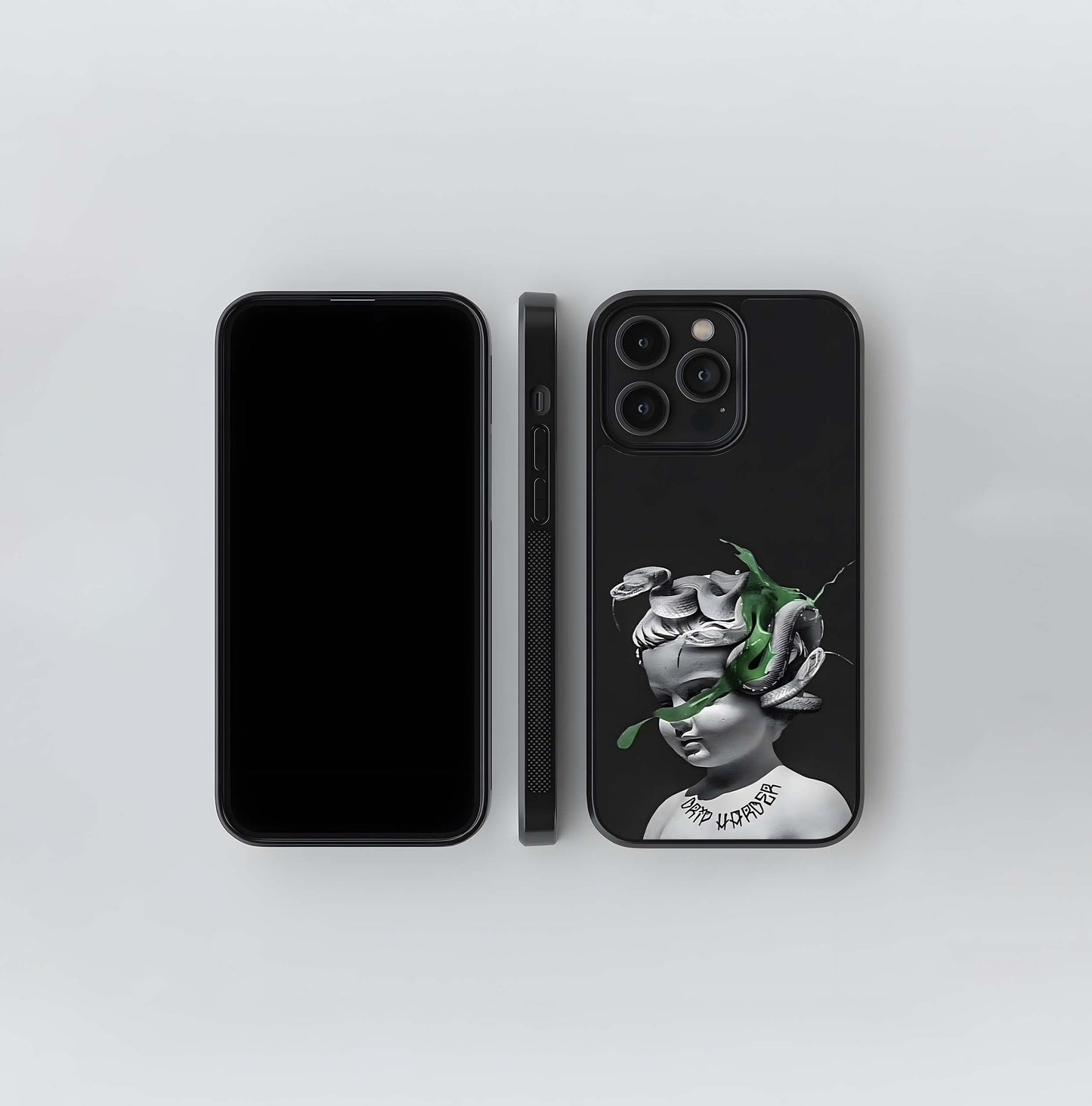 Serpent's Jade Drip Glass Case