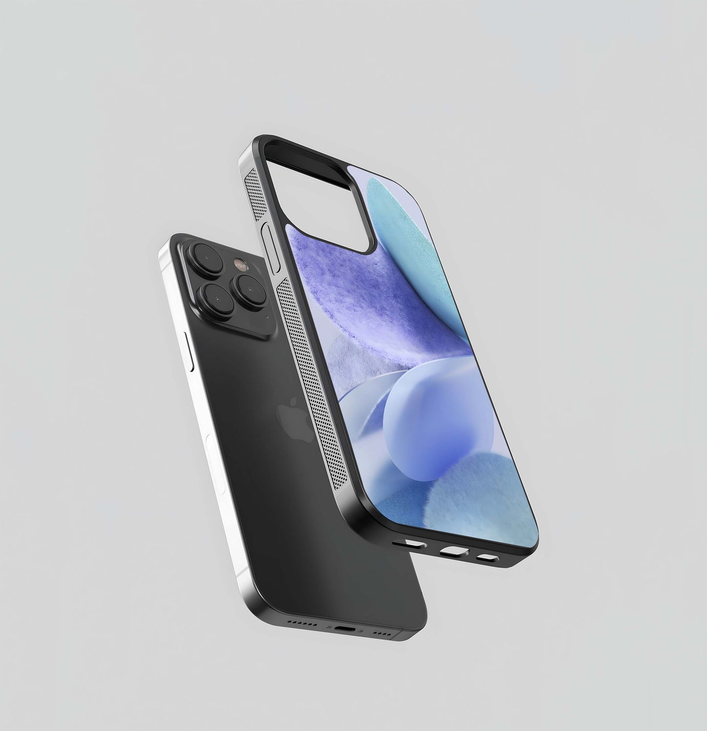 Fuzzy Pastel Abstract Glass Case