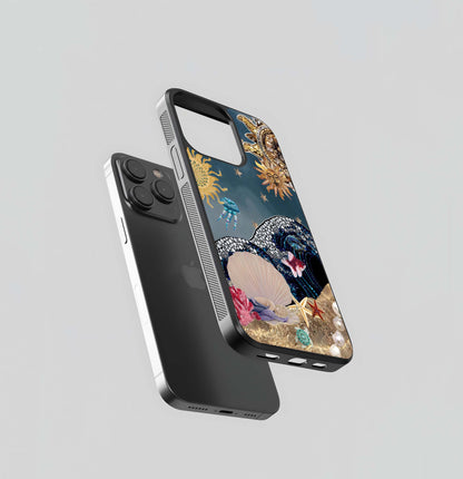 Celestial sea fantasy Glass Case