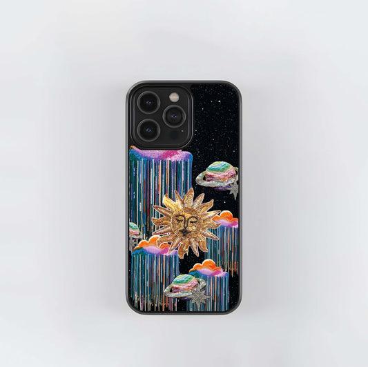 Celestial Drip Sky Glass Cases