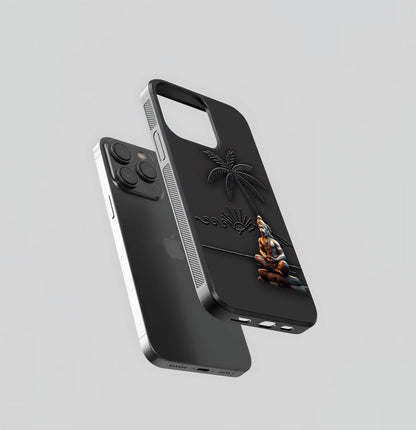 Hanuman's Meditation Glass Case