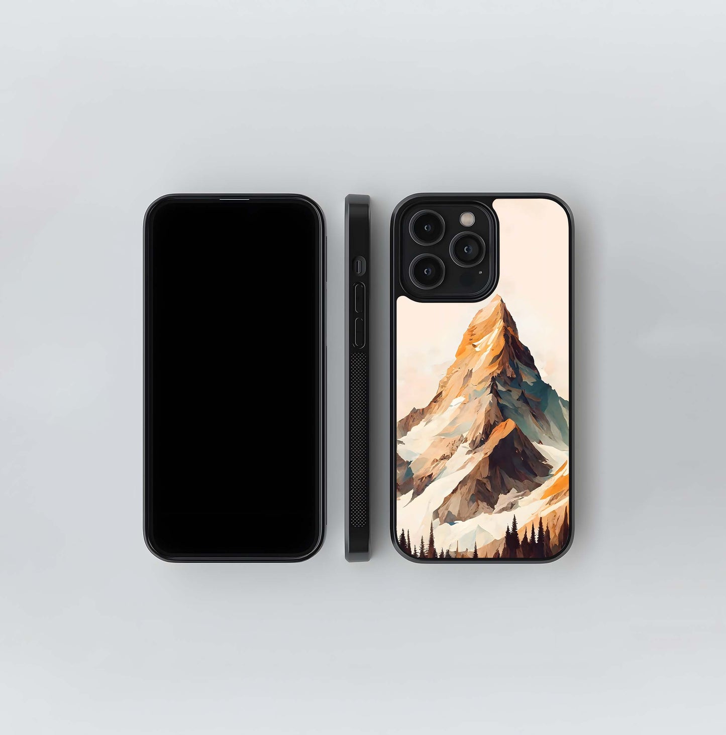 Alpine Sketch Glass Case