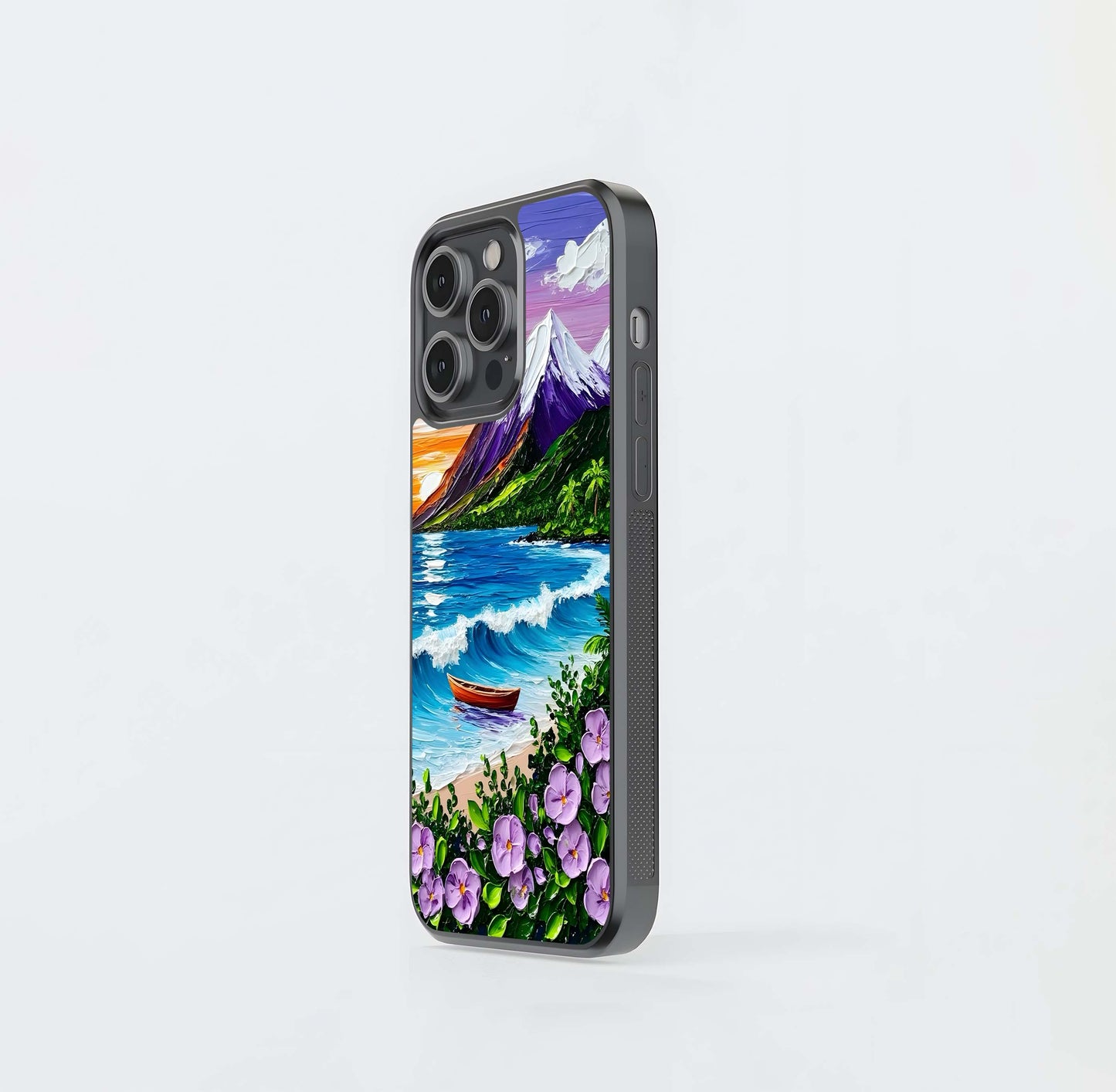 Sunset Serenity Glass Case