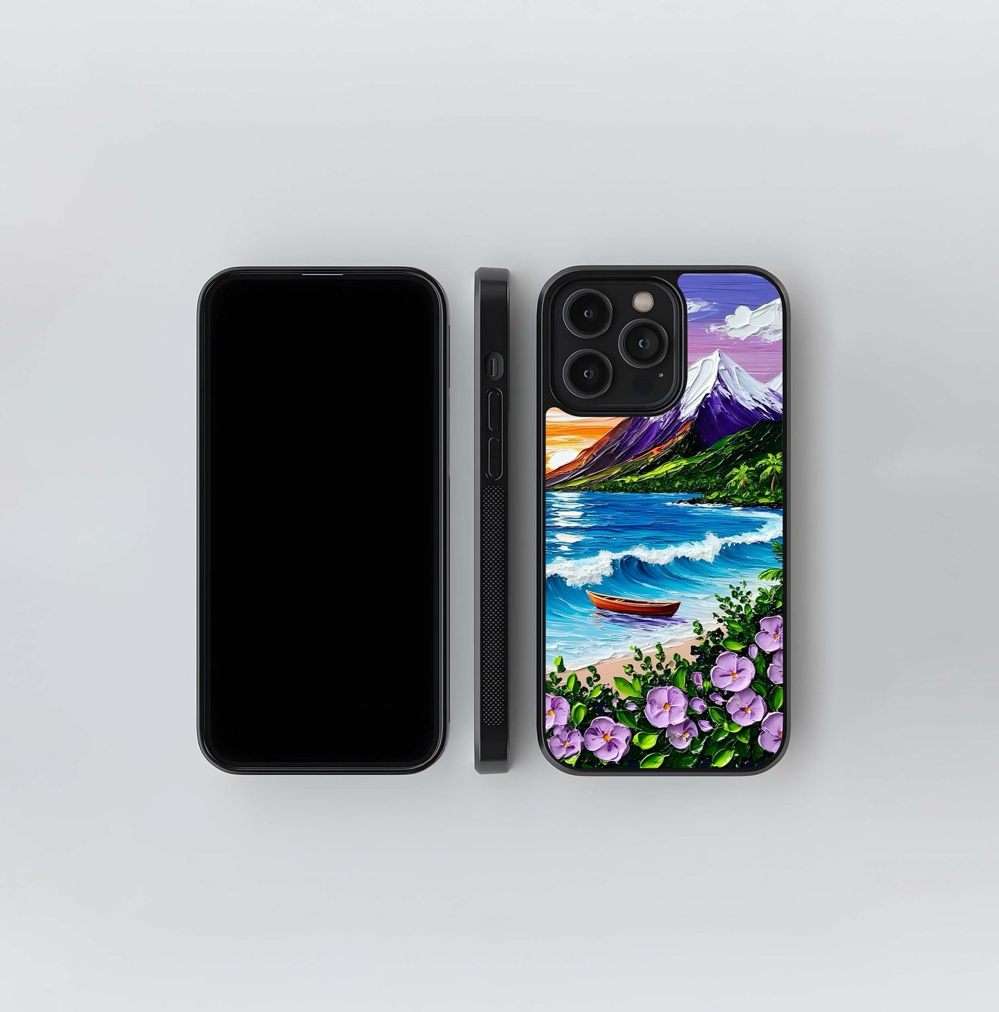 Sunset Serenity Glass Case