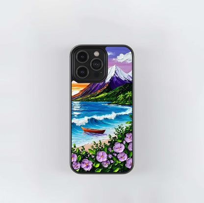 Sunset Serenity Glass Case