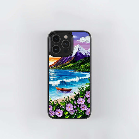 Sunset Serenity Glass Case