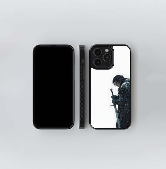 Jon Snow in the Snow Glass Case