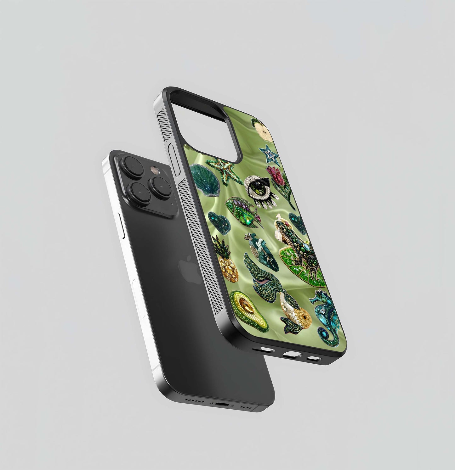 Beaded Whimsy Glass Case