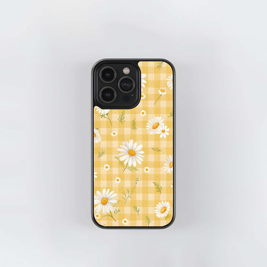 Sunshine Daisy Picnic Glass Case