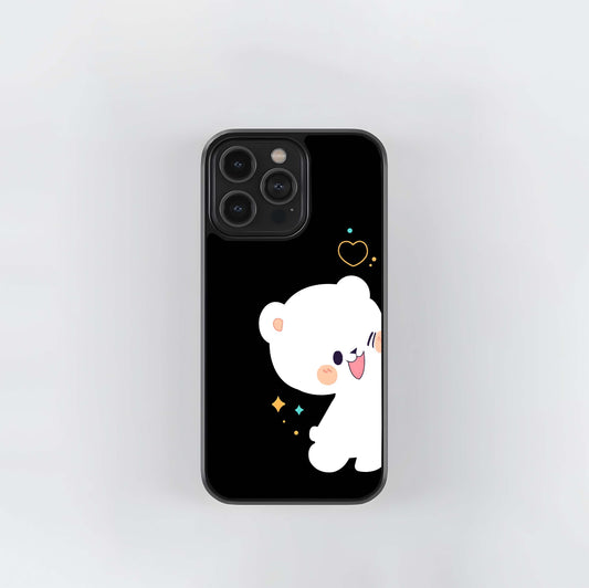 Bear Hug Couple Glass Case (1)