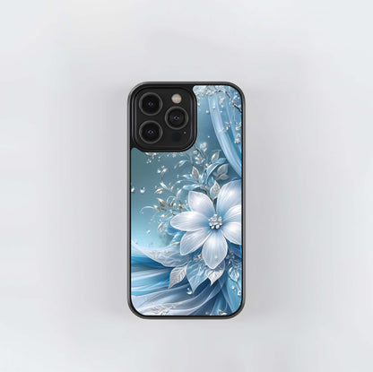 Crystalline Water Bloom Glass Case